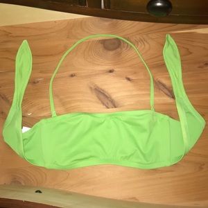 J Crew lime green bikini top. S